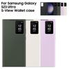 Capa Carteira Flip Smart View Para Samsung Galaxy S23 Ultra SM-S918B Capa Protetora de Telefone S-View