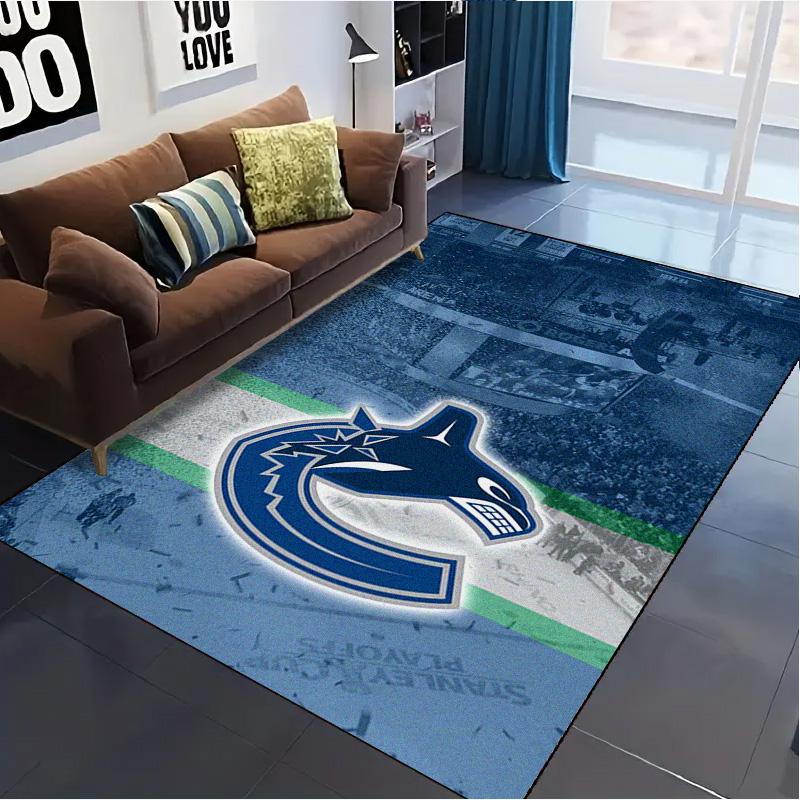 VANCOUVER CANUCKS Carpet Rug for Living Room Bedroom Home Sofa Decoration,Kids Play Non-slip Floor Mat