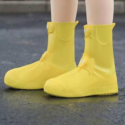 Rain Shoe Cover Outdoor Men Women Waterproof Anti Slip Thickened Wear-resistant Water Shoe Cover