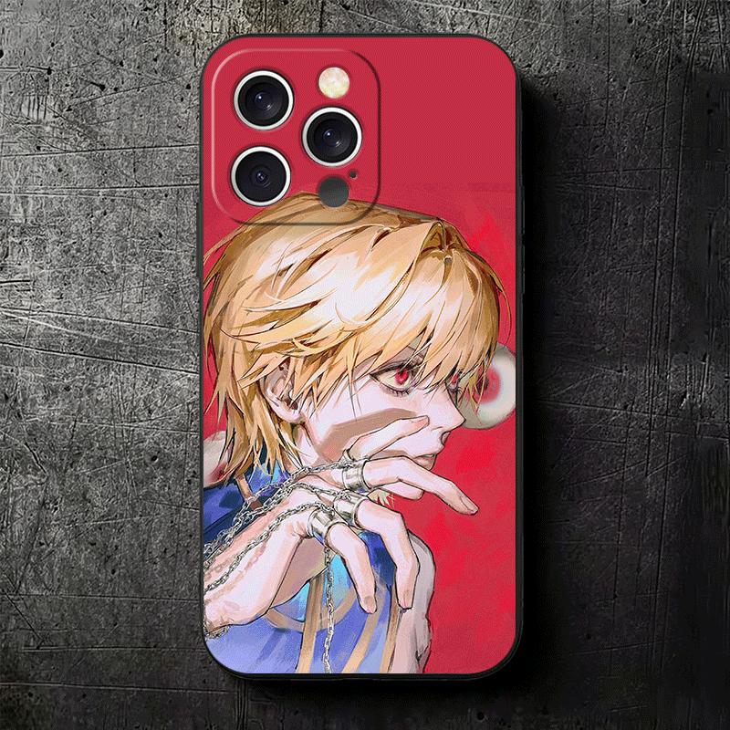 Hunter X-Hunters Kurapika Soft Phone Case for iPhone 16 16E 17 Air 15 Pro Max 14 Plus 13 Mini 11 12 7 Black Cover Back Shell