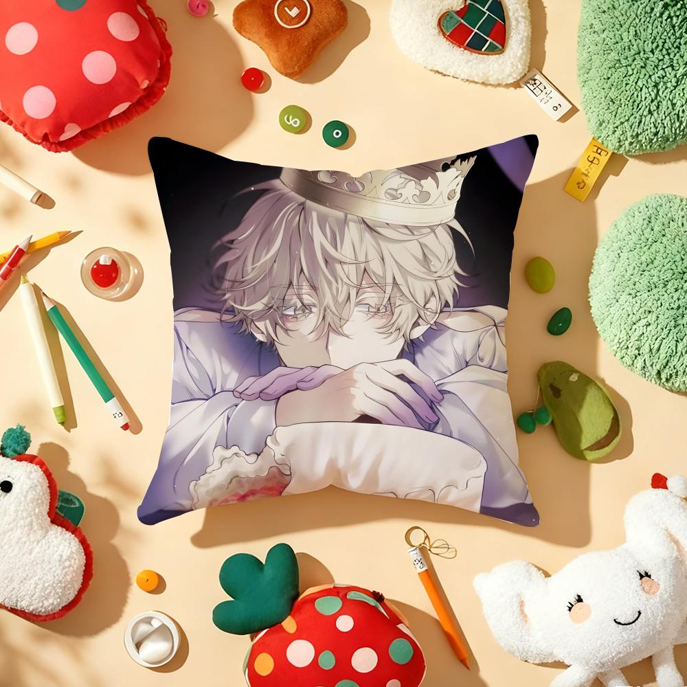 AAlien SStage Luka Cool Anime Boy Pillow Case Plush Fabric Soft DoubleSided Printed Sofa Warm Winter Home Gift Cushion Cover