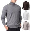 Men Turtleneck Sweater Slim Fit Knit High Neck Pullover Warm Winter