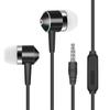 Universal 3.5mm Plug Wired In-ear Earbuds Portable Wire Control Mobile Phone Gaming Headset With