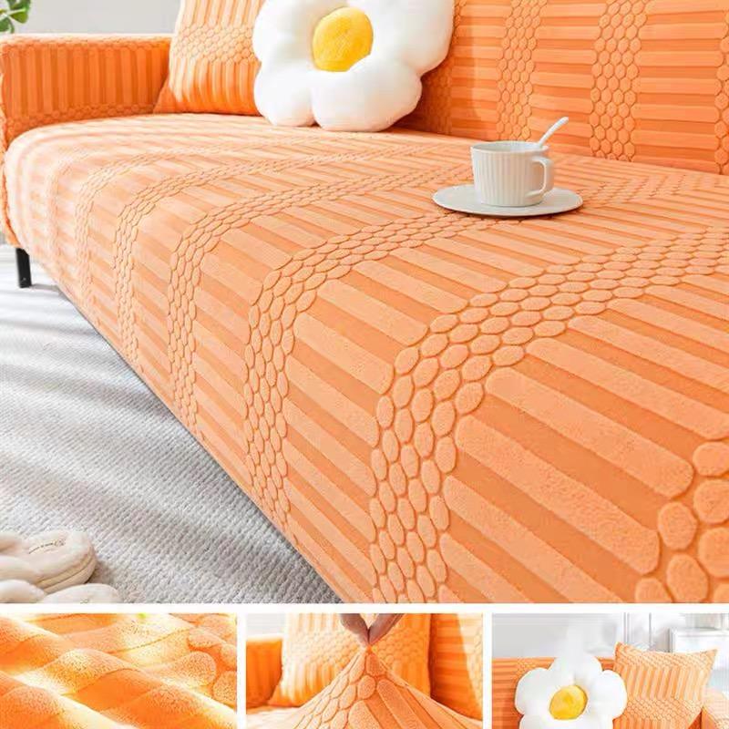 Thick Nordic Jacquard Sofa Covers for Living Room Adjustable Elastic Sofa Cover Sofas Covers for Armchairs Non-slip Couch Cover