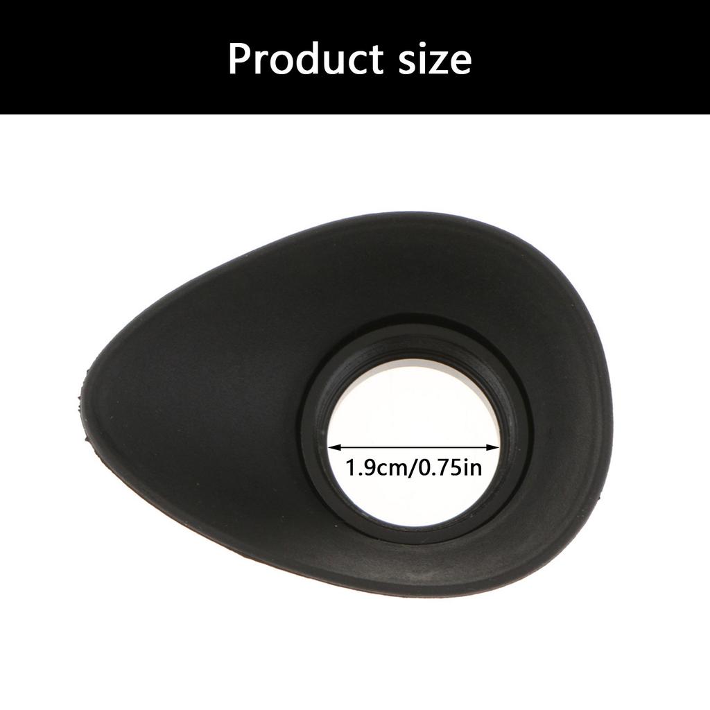 Oeilleton antichoc 19 mm pour appareil photo D700 Couvercle de viseur confortable Design en silicone haute durabilité Installation facile