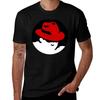Linux Redhat Sticker Tshirt Antifade Casual Tee Shirt
