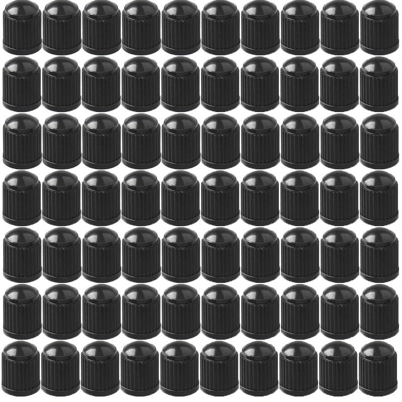 Tire Stem Valve Caps with O Rubber Ring Plastic Tire Valve Dust Caps Wheel Tyre Stem Cover Air Cap Car Motorcycle Bike Universal Valve Stems 1