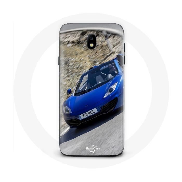 Case - MANIACASE - Samsung Galaxy J7 2017 - Formula 1 McLaren - Flexible - Blue