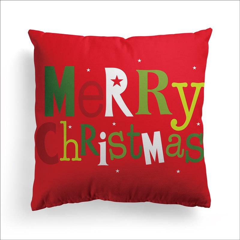 New Christmas Pillowcase Green Holiday Home Decoration Pillow Cushion Cover Pillow