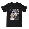 HyunJin Korea Kpop Singer T-shirt Idol Classic T-shirt Summer Round Neck Popular T-shirt Couple Comfortable Short Sleeves