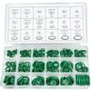 270 Pcs 18 Sizes Air Conditioning HNBR O Rings Car Auto Repair Tools Rubber Air Conditioning Refrigerant Ring Sets Car
