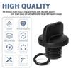Universals Pool Pump Drain Plugs Set 4pcs Seal O Rings Designs Convenient for Multiple Systems Compatibility Use