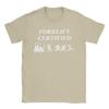 Camiseta Divertida Certificada de Carretilla Elevadora para Operador de Carretilla Elevadora Unisex para Mujer 100% Algodón Camisetas de Manga Corta Ropa