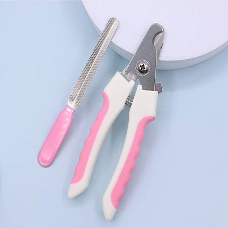 Pet Nail Clippers Pet Dog Cat Grooming Nail Scissors Stainless Steel Straight Handle Clippers Pet Supplies