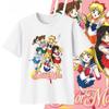 2026 Baumwolle Sailor Moon Lost Americana Y2K Lässiges T-Shirt Unisex Hohe Qualität Elternkind Baumwolle Weich Mode Bequem T-Shirt