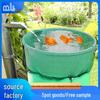 Garden Patio Rain Barrel Mesh Cover - Black Insect & Leaf Protection
