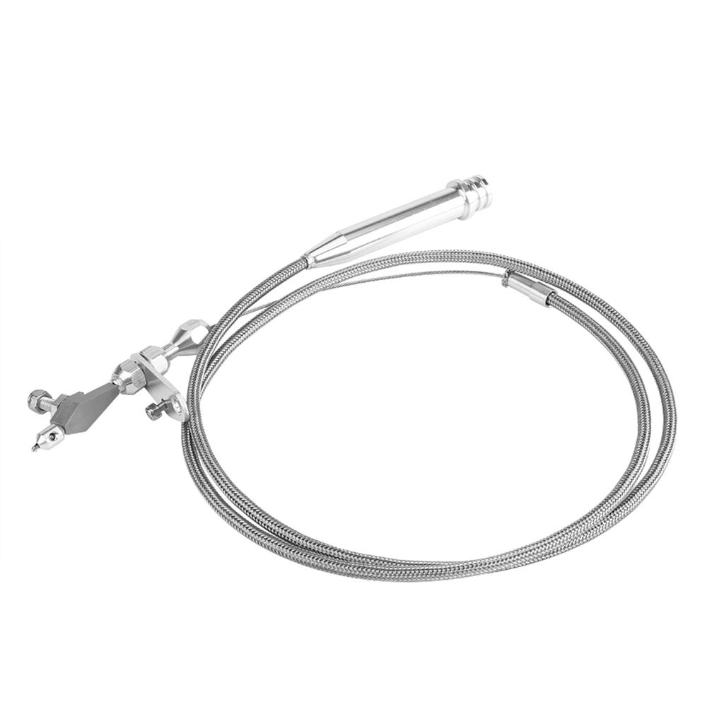 700R4 Braided Kickdown Cable Transmission Detent for all GM CHEVY PONTIAC OLDSMOBILE BUICK