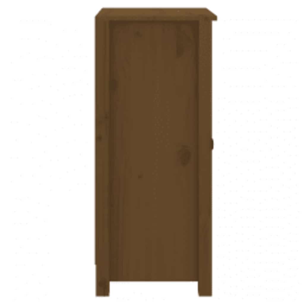 Sideboards 2 Pcs. Honey Brown 39 X 35 X 80 Cm Solid Pine Wood
