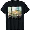 He Is Risen Christian Wildflower Happy Easter T-Shirt