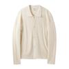 Brompton London Collar Neck Cardigan - Ivory (P242Mcd512)