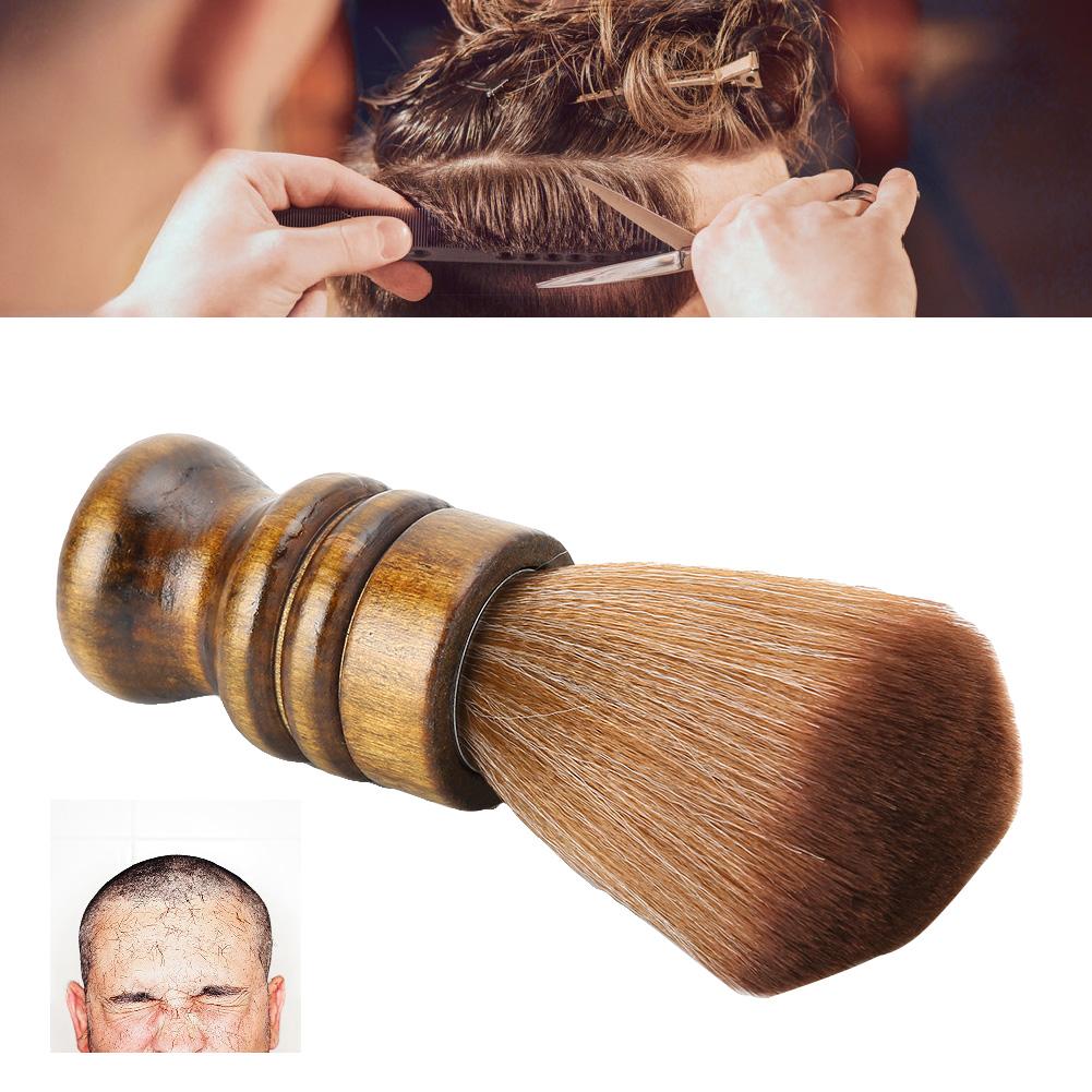 Broken Hair Sweep Brush Neck Face Duster for Salon Stylist Barber Hairdressing