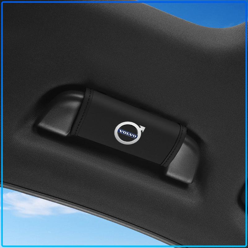 For Volvo XC60 XC90 S60 S80 S40 V40 V60 V70 V50 XC70 Car Interior Roof Handle Protection Cover Auto Door Pull Hand Brake Handle Caps