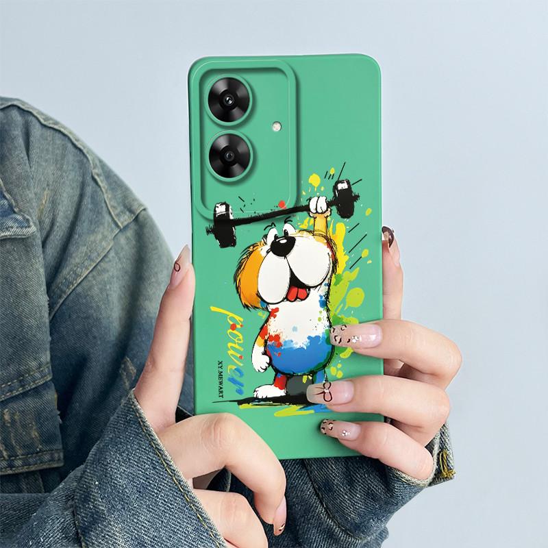 For Realme Narzo N61 Note60 Phone Case Note 60 NarzoN61 Casing Soft Silicone Painted Fashion Cartoon Flower Printed Back Cover