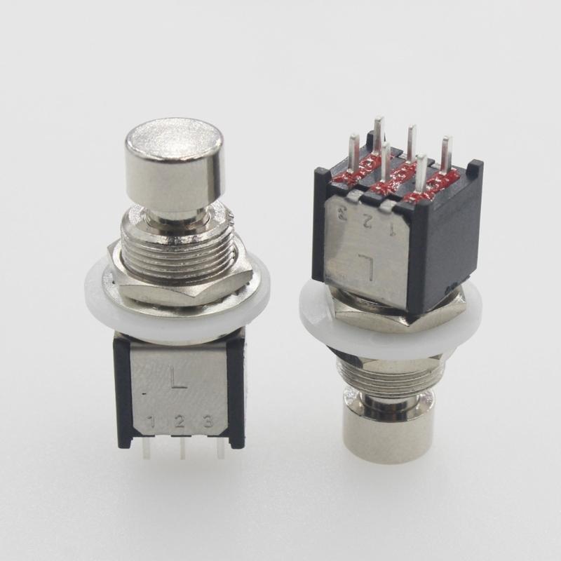 6 Pin Momentary Stomps Foot Pedal Switches Electric Guitar Emergency Stop Button Guitar Effector Foot Switches Enduring