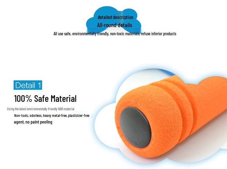 Soft Children's Baseball Bat Set: NBR Material, Outdoor Sports Toy with Ball, Available in 3 Colors