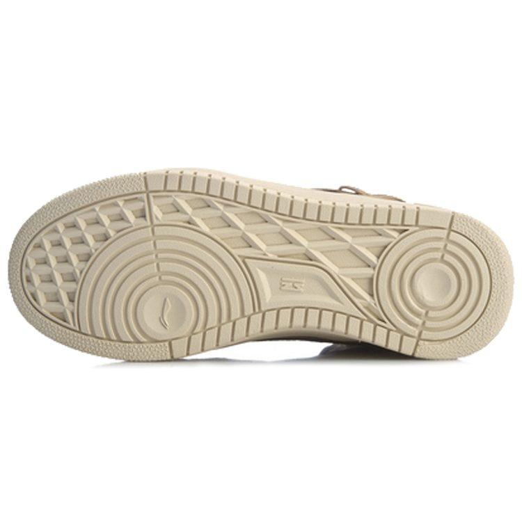 Li Ning Textile, Synthetic Leather Coverage Slip Resistant Cushioning Abrasion Resistant High Top Skateboard Shoes AGCP366-3