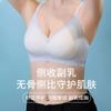 Langsha Underwear Women's Summer Thin Ice Silk Breathable and Seamless Small Breasts Gather Bras Without Steel Rings