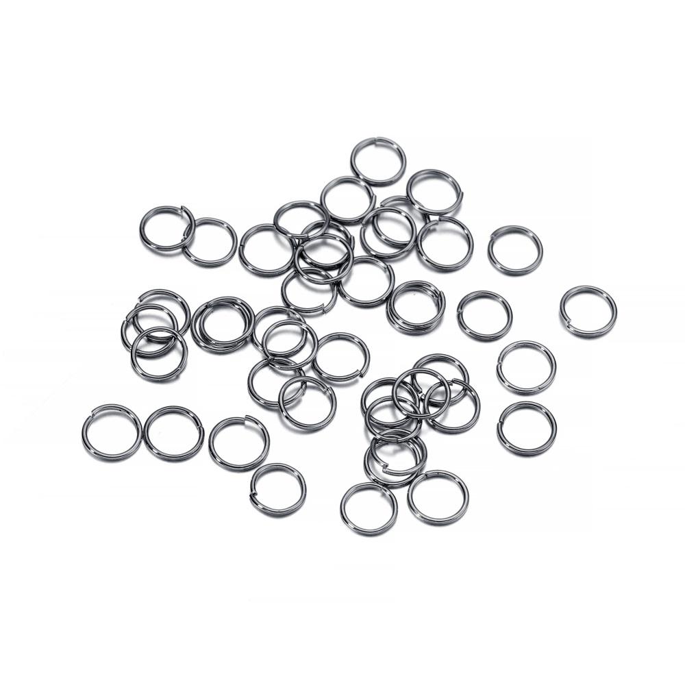 50-200Pcslot 3-20 Mm Jump Rings Split Rings Connectors For Diy Jewelry Finding Making Accessories Wholesale Supplies