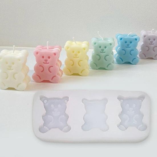 Soap Mold Cute 3-Cavity Oven Safe Food Grade Cake Kitchen Gadget