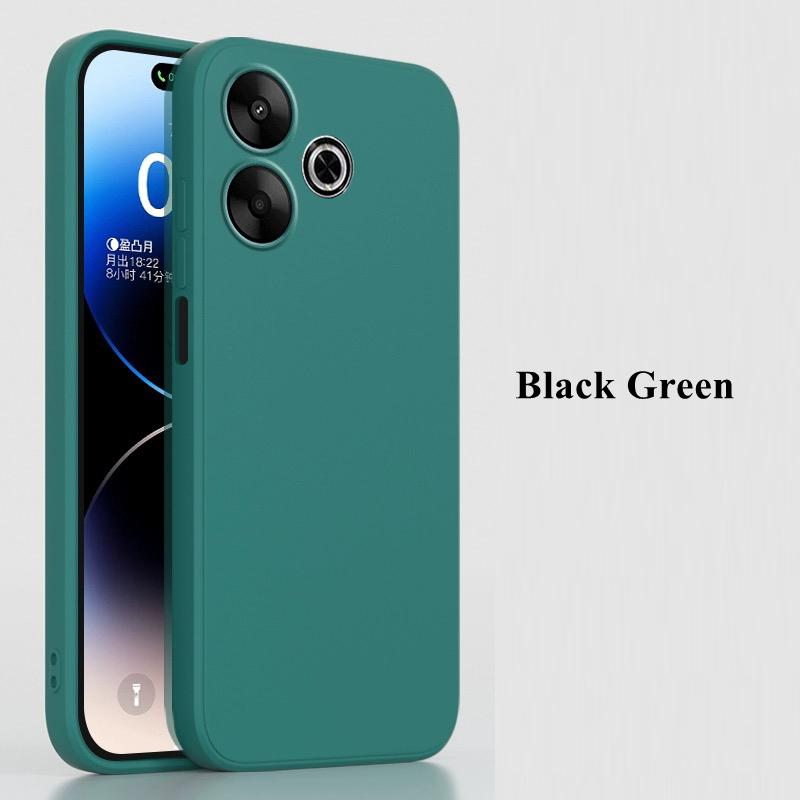 Custodia per Poco M6 Cover per Xiaomi Poco M6 Fundas Coque Silicone Liquido Originale Protezione Fotocamera Paraurti Posteriore Morbido Poco M6