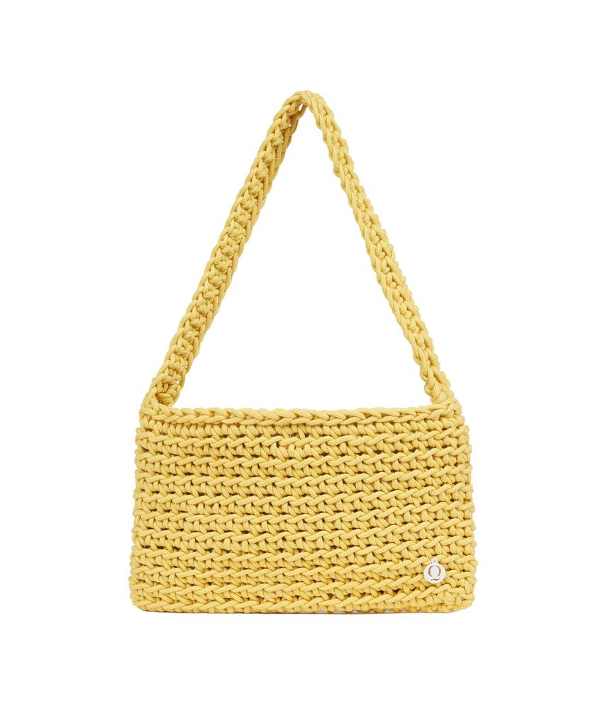 Coralique Knit Mini Bag Yellow