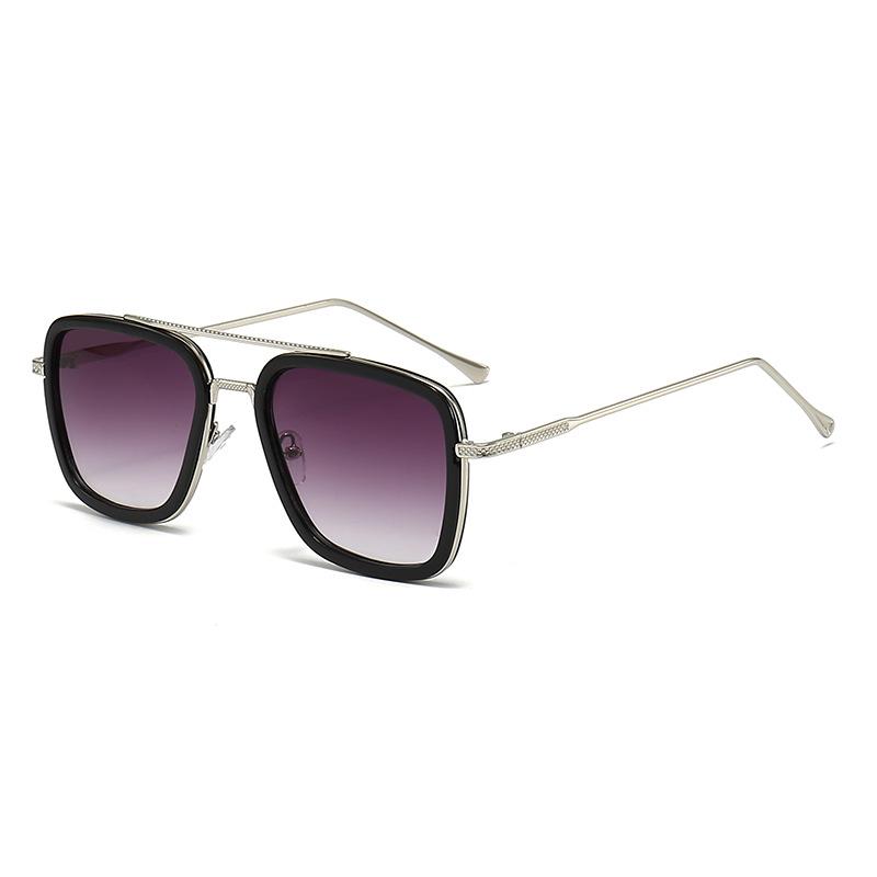 Vintage Metal Frame Square Sunglasses Women Men Rectangle Sun Glasses Female Eyewear Sunglasses for Male Female Eyeglasses