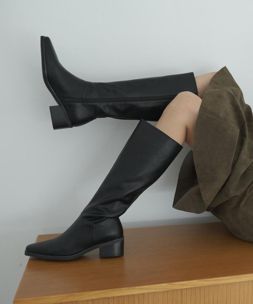 Moodnight Rylee Neoprene-Lined Long Boots - 4 Colors | 5Cm (Type A)