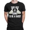 DEN HÄR KILLEN SKA BLI PAPPA Herr T-shirt Gravid Nyfödd Bebis Pappa