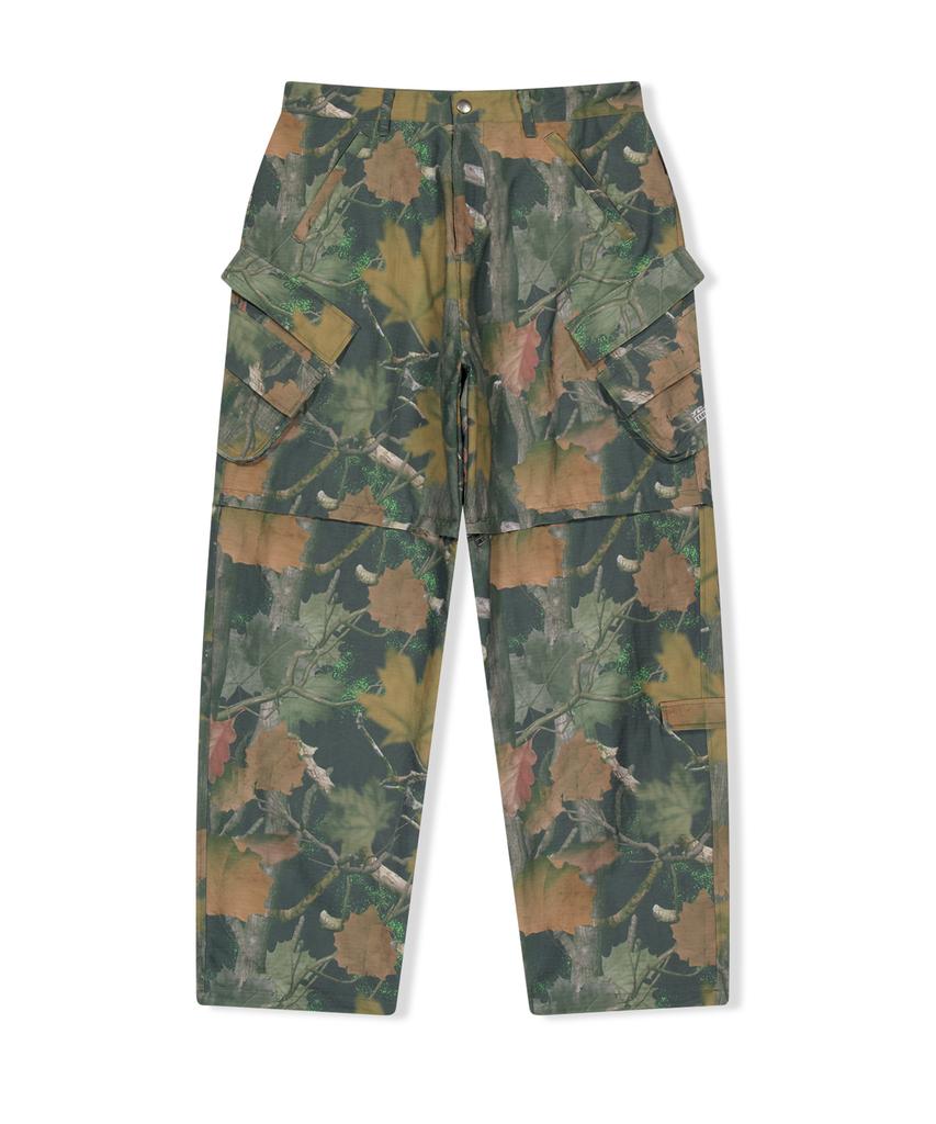 YESEYESEE Convertible Zip Off Pants Camo