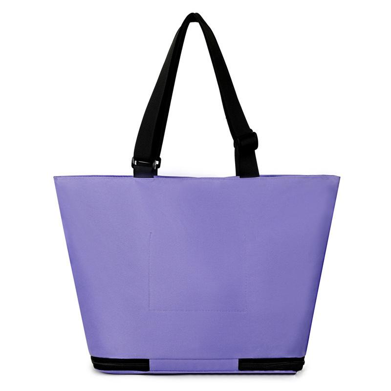 New Large-capacity 360-degree Wheel Travel Bag Grocery Tote Bag Rolling Luggage Bag With Pull Handle And Wheels