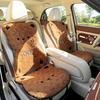 Winter Plush Cartoon Car Seat Cushion - Warm, Half-Wrapped Design for Women