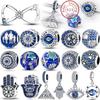Charms Fit Pan Original Bracelets Copper Devil'S Eye Sun Moon Dolphin Claw Ocean Beads 3Mm Diy Fine Jewelry Gifts