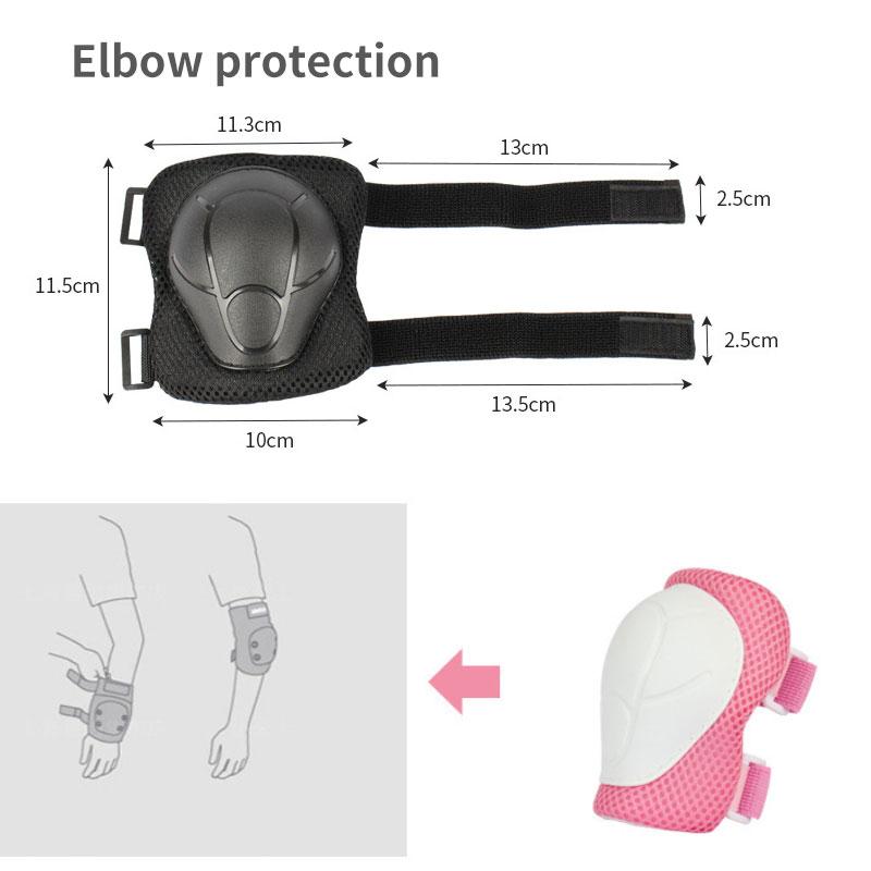 Child Protective Equipment Helmet Elbow Knee Pads for Girls Aged 3 4 5 6 7 8 9 10 11 12 Year Boy Suitable for Roller Skating and Skiing