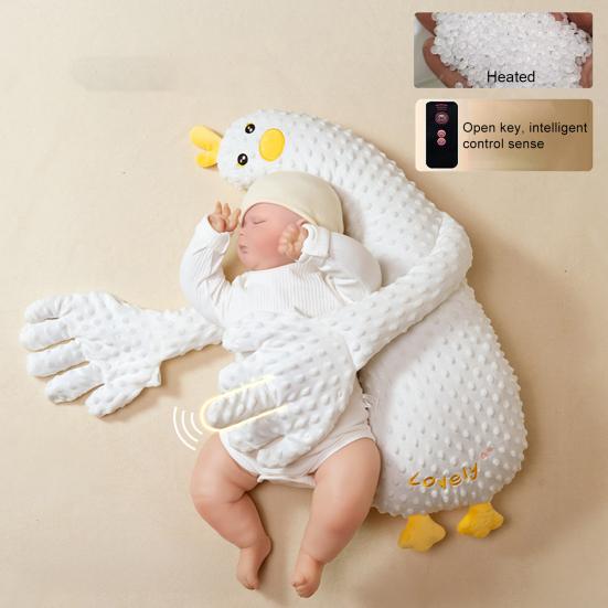 Baby-Klopfenkissen zum Einschlafen, Schnullerkissen für Neugeborene, verhindert Schreckreflexe, einstellbare Schlagintensität, Schlaf, Baby-Klopfen