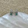 Blue Oil Dripping Starfish Conch Stud Earrings Women'S Small Exquisite Unique Personality Fashion Temperament Versatile Earrings Earrings