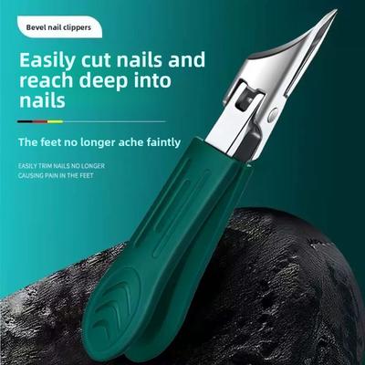 Super Sharp Angled Nail Clippers, Sharp Nail Trimming Scissors, Nail Knife, Splash-proof for Nail Grooves, Eagle-shaped Handle