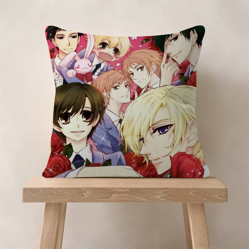 O-Ouran High S-School Host Club Personalized Pillow Dust Cover Bedroom Kids Party Decoration Pillowcase Birthday Children Gift