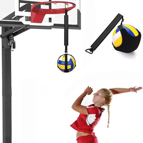 Volleyball Spike Trainer with Fastener Tape Length Adjustable Simple Installation Volleyball Attack Trainer Training Tool