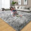 2027 Tappeto Spesso Area Grigio Chiaro Shag Soffice per Camera da Letto Ultra Morbido Peluche Morbido Lavabile per Soggiorno Dormitorio Asilo Shaggy Bambini Bambine Bambini