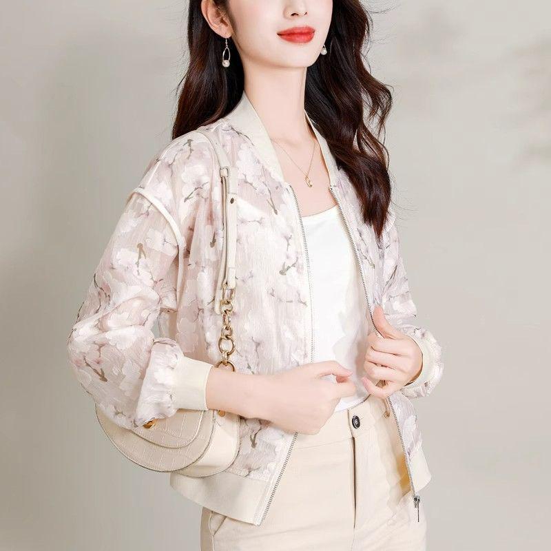 Women's Chiffon Sun Protection Short Sleeve Cardigan - Summer 2025 New Style, Lightweight & Versatile Jacket
